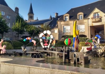 Château-Chinon : Calvaire, Musée du Septennat, Musée du costume, Fontaine de Niki de St Phalle